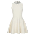 2637 high-quality summer new sexy sleeveless elastic knit popular slim fit and slimming nail drill luxurious women's dress