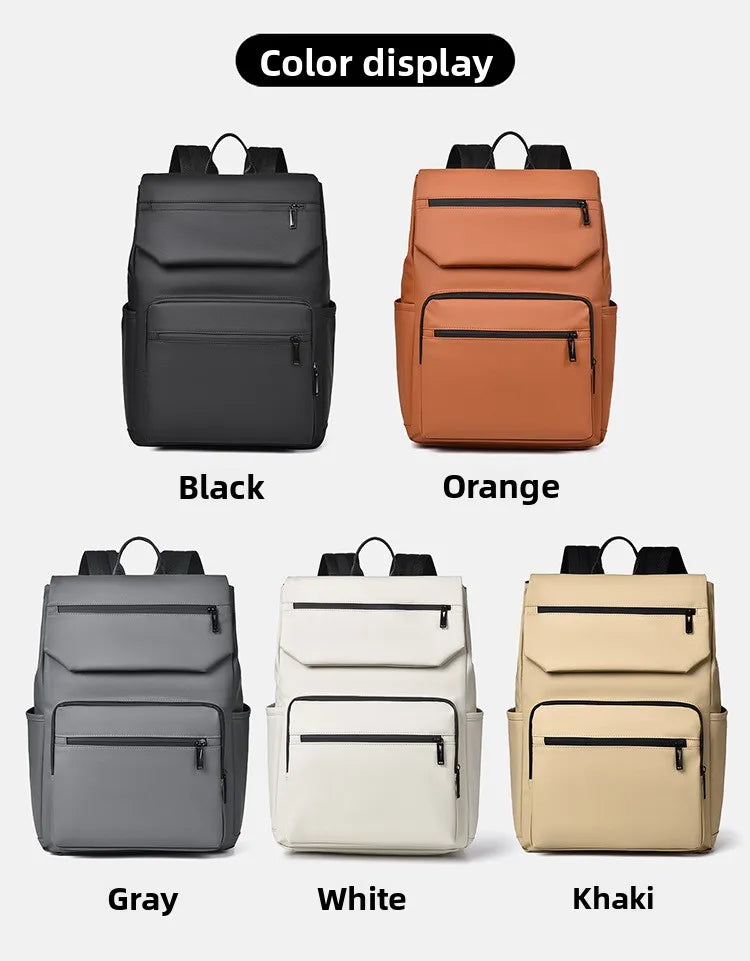 New Style Casual Outdoor PU Laptop Backpack 20 to 35L Capacity Backpack Wear Resistant Fashionable Schoolbag
