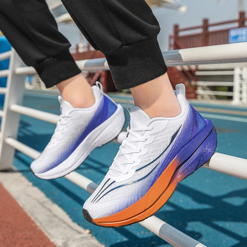 2026 New 9PRO Running Shoes for Men and Women Outdoor Running Sports Shoes Youth Side-Impact Shock Absorption Running Shoes
