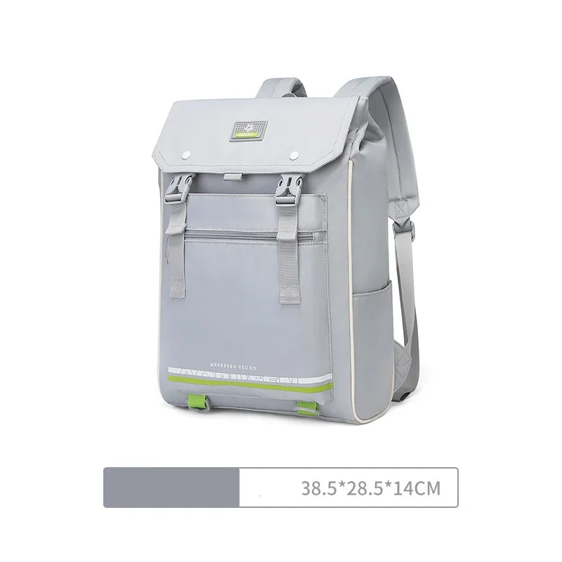 2025 New Fashion Simple Backpack Large Capacity Lightweight ridge protection Portable Student Schoolbag