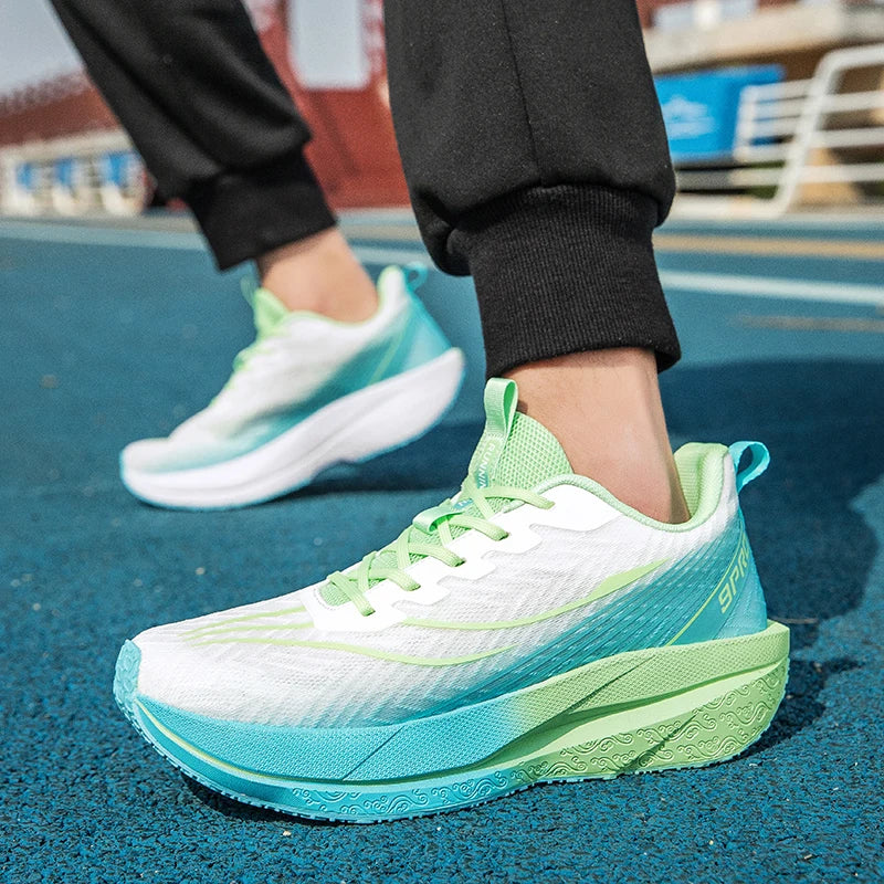 2026 New 9PRO Running Shoes for Men and Women Outdoor Running Sports Shoes Youth Side-Impact Shock Absorption Running Shoes