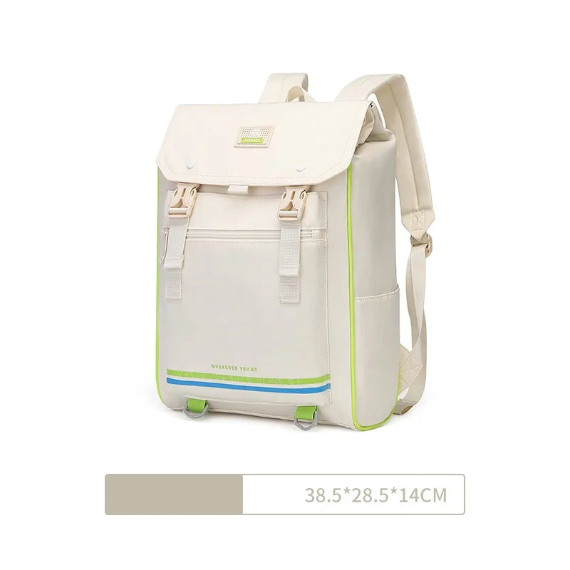 2025 New Fashion Simple Backpack Large Capacity Lightweight ridge protection Portable Student Schoolbag