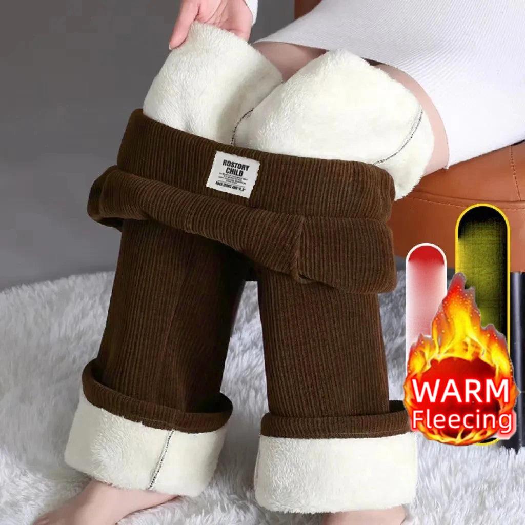Kläder för ungdomar och kvinnor Tjocka vinterfleece