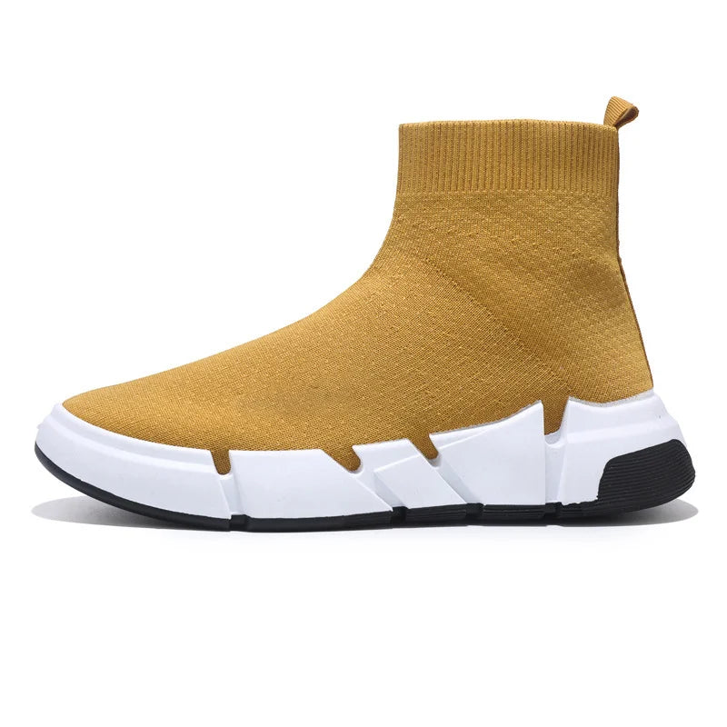 Nya högskaftade slip-on-skor i mesh – trendiga, mångsidiga skor i sportig vardagsstil för män