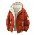 male Outerwear hooded jacket Men's winter loose jacket Cotton coat man fashion  parkas Men windproof thick warm Down Jacket